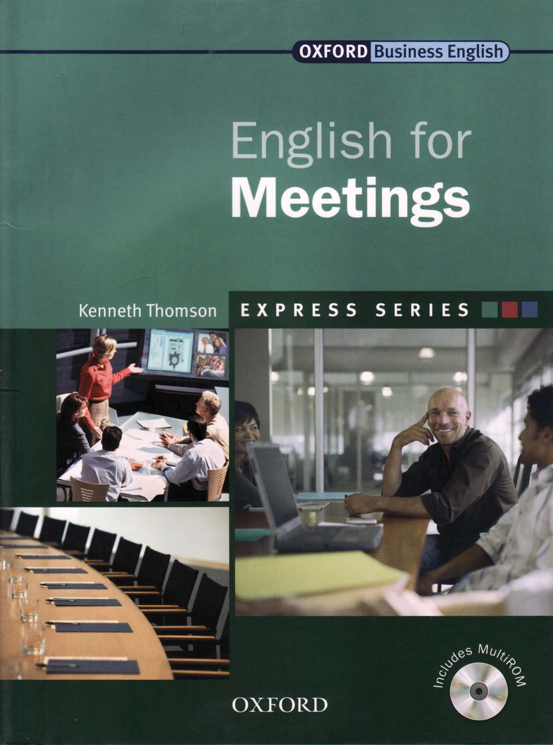 مجموعه کتاب های Oxford Express Series | زبان انگلیسی مورد نیاز برای جلسات (English For Meetings) | آکادمی زبان های خارجی واژه | زبان ویژه مشاغل و تجارت